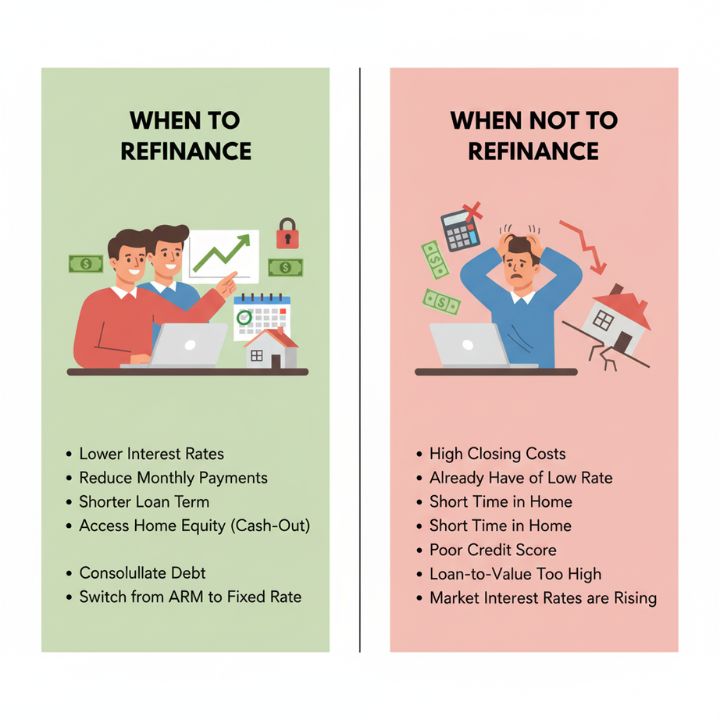 When and When Not to Refinance Your Home Loan