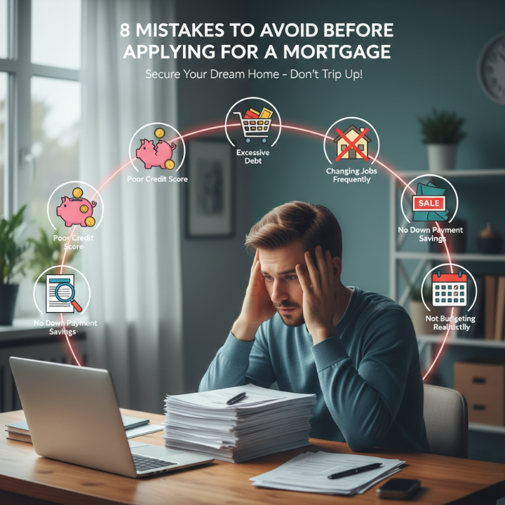 Mistakes To Avoid Before Applying for a Mortgage